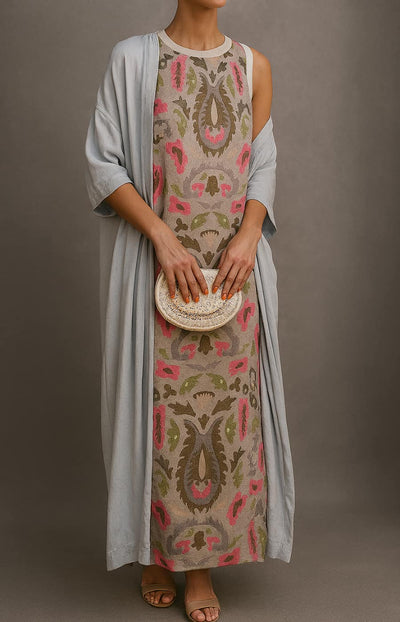 Merava™ | Elegantes Abendkleid mit stilvollem Schal