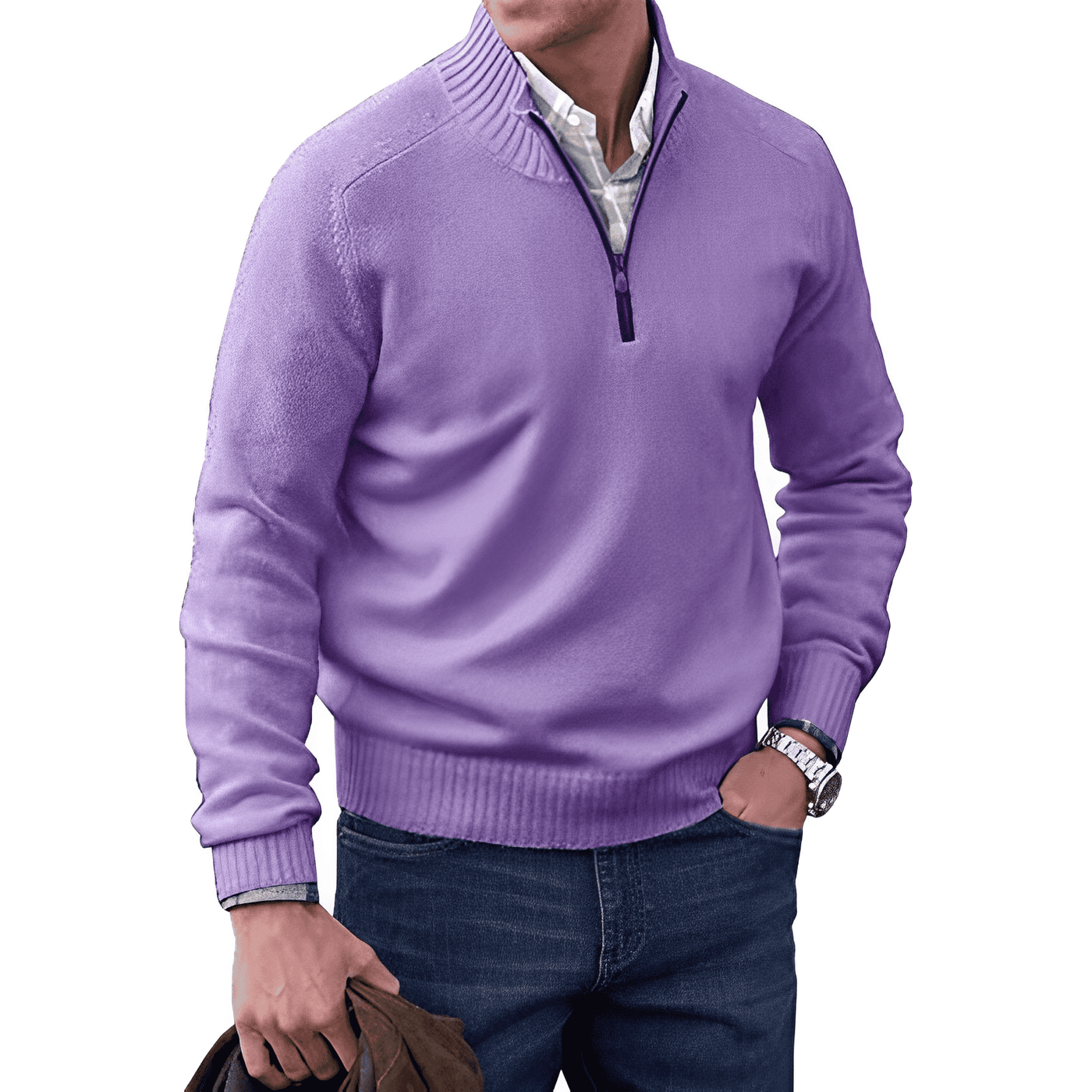 Merava™ - Kaschmirpullover mit Zip