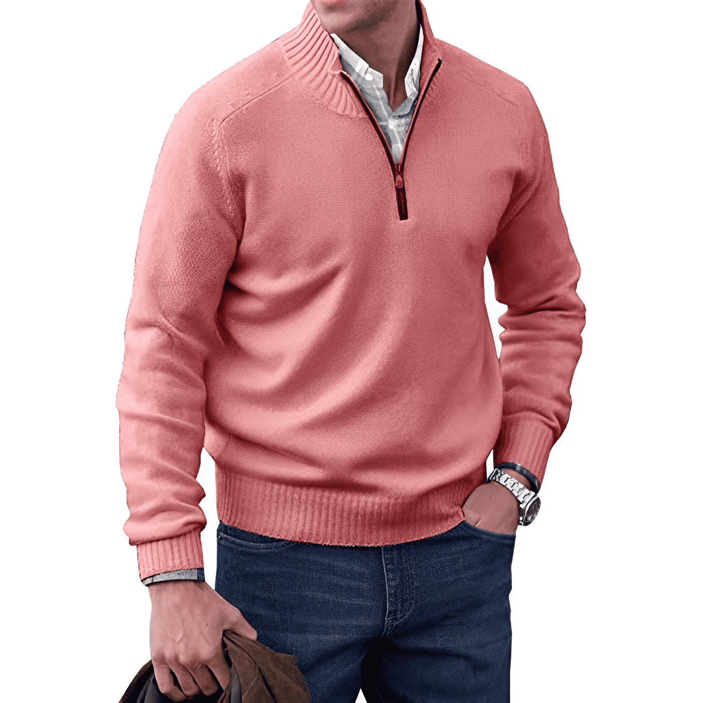 Merava™ - Kaschmirpullover mit Zip