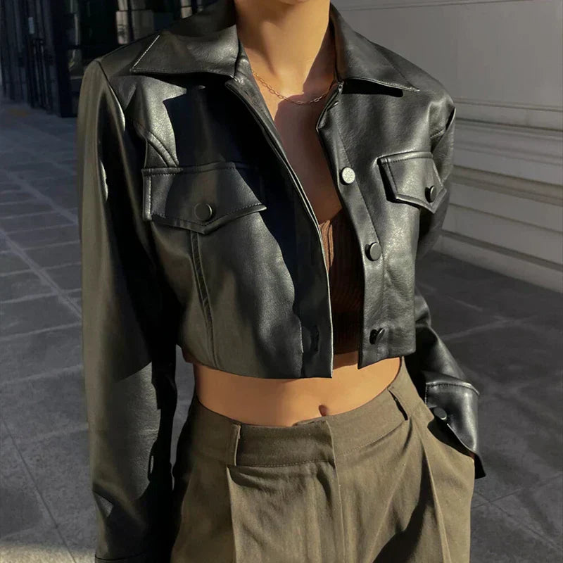 Merava™ | Stylische Lederjacke