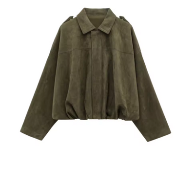 Merava™ | Oversize Wildlederjacke