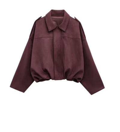 Merava™ | Oversize Wildlederjacke