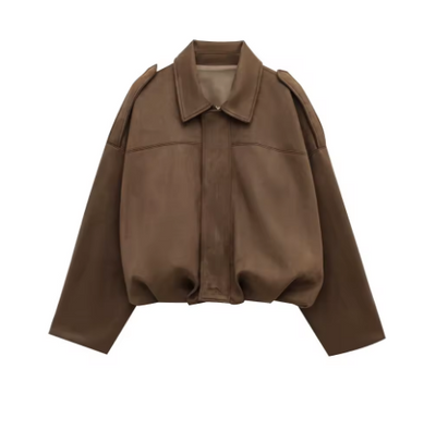 Merava™ | Oversize Wildlederjacke