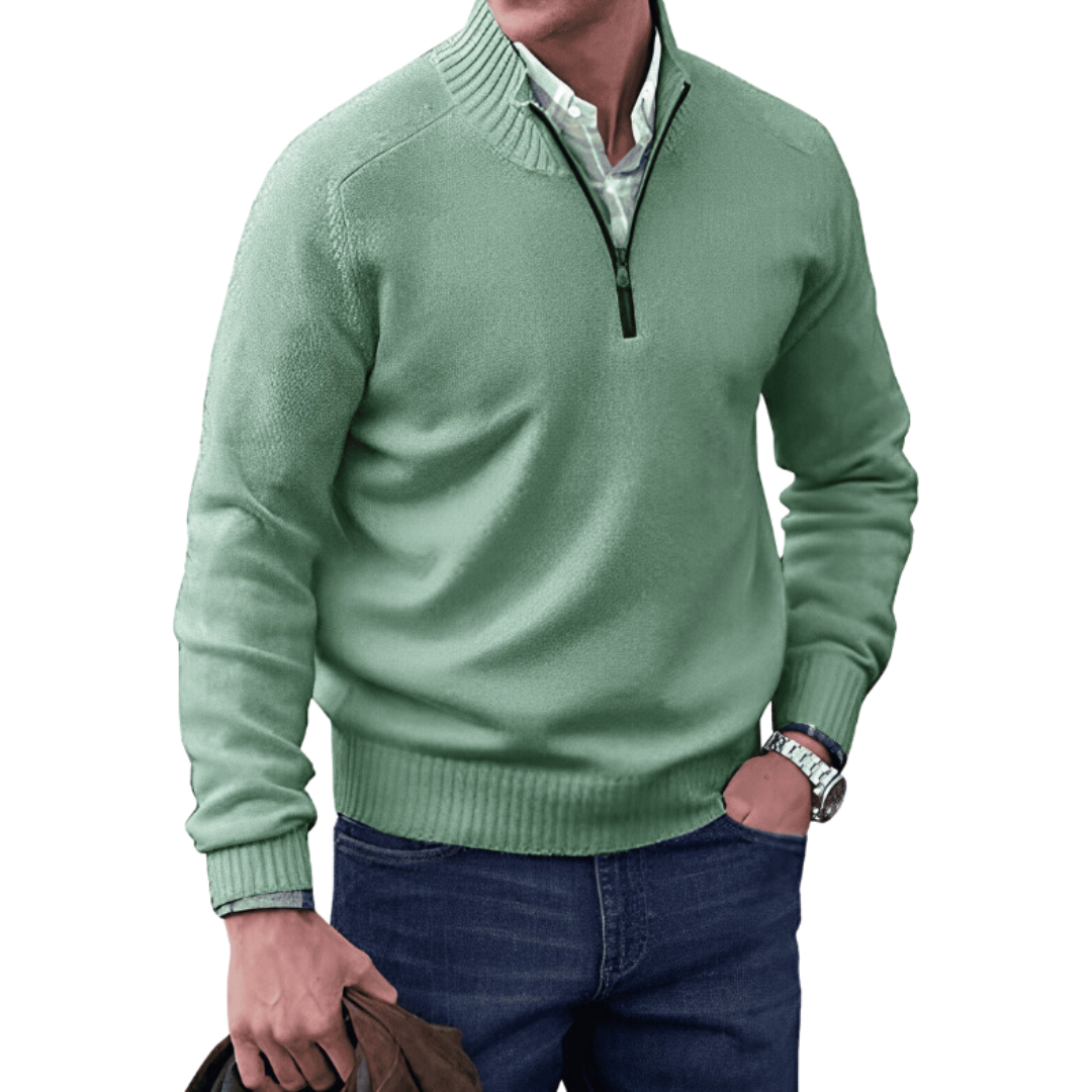 Merava™ - Kaschmirpullover mit Zip