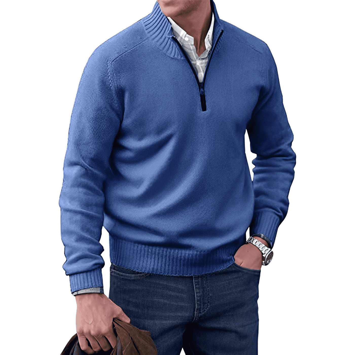 Merava™ - Kaschmirpullover mit Zip