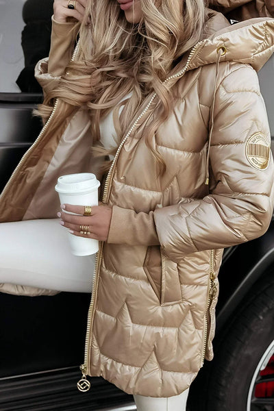 Merava™ - Eleganter Wintermantel mit Kapuze und Fütterung