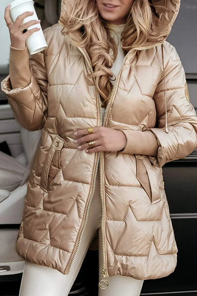 Merava™ - Eleganter Wintermantel mit Kapuze und Fütterung