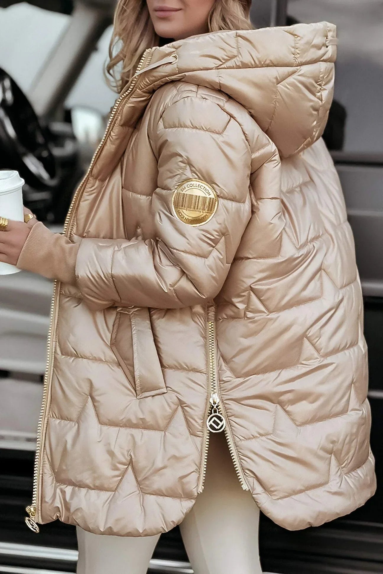 Merava™ - Eleganter Wintermantel mit Kapuze und Fütterung