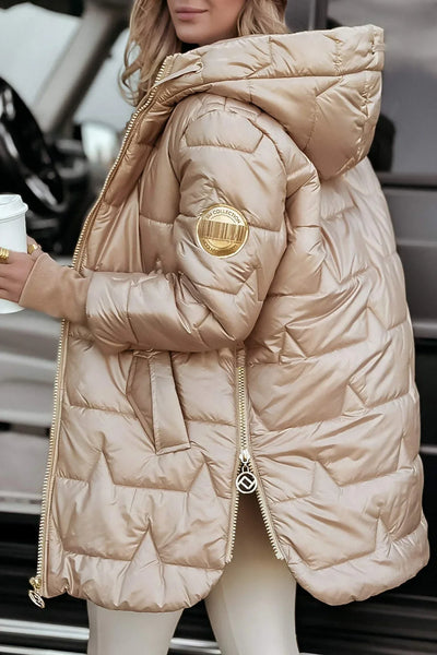 Merava™ - Eleganter Wintermantel mit Kapuze und Fütterung